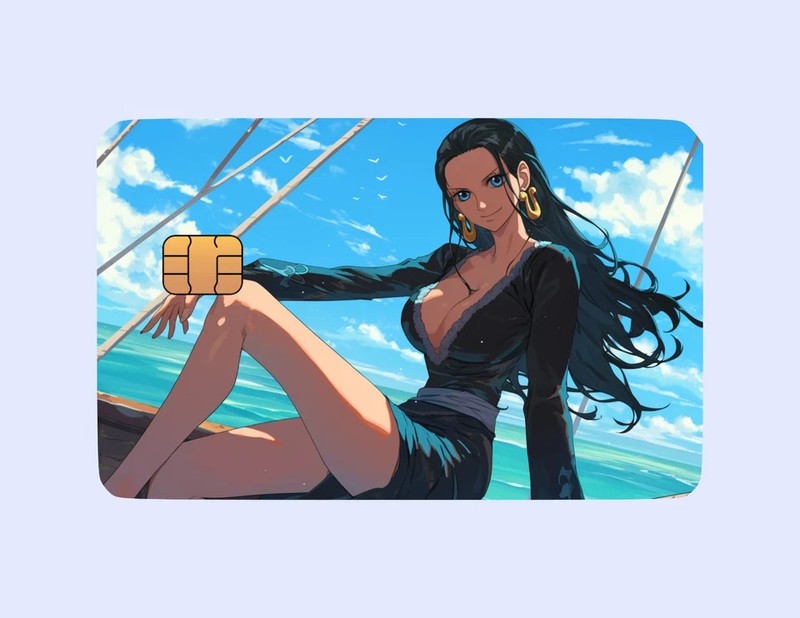 One Piece Anime-Inspired Themed Debit Card Credit Card Skins_Nico Robin