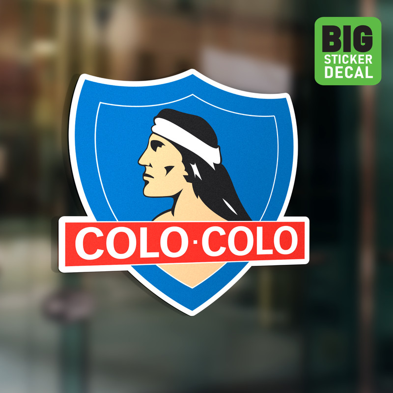 Colo Colo Chile Big Laminated Vinyl Sticker Car Decal Calcomania Carro