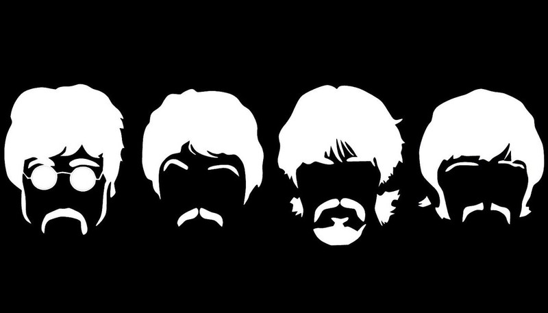 The Beatles Faces Decal Sticker John Lennon, Ringo Star, Paul McCartney ROCK