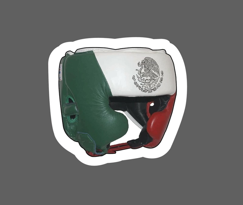 Mexico Boxing Sticker Head Gear Waterproof – Buy Any 4 For $1.75 Each Storewide!