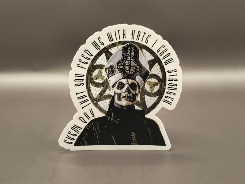 Ghost Band Inspired Stickers Ghost B.C. Decals Heavy Metal Papa Emeritus Ghouls