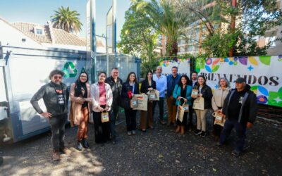 MINISTRA DEL MEDIO AMBIENTE CONOCE EN TERRENO LOS AVANCES DE PLAZA ÑUÑOA ZERO Y SU APORTE A LA ECONOMÍA CIRCULAR